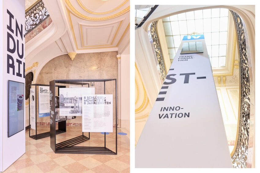 Ausstellung zu „80 Jahre Industriellenvereinigung“ im Haus der Industrie