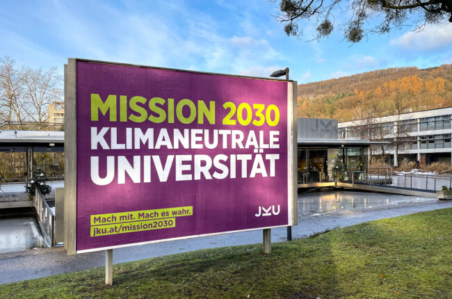 Mission 2030: eine klimaneutrale JKU