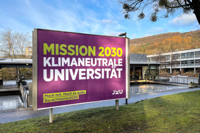 Mission 2030: eine klimaneutrale JKU