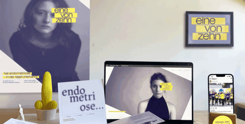 eine von zehn - Awarenesskampagne zum Thema Endometriose