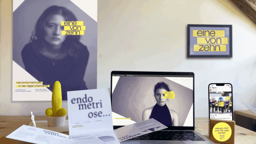 eine von zehn - Awarenesskampagne zum Thema Endometriose