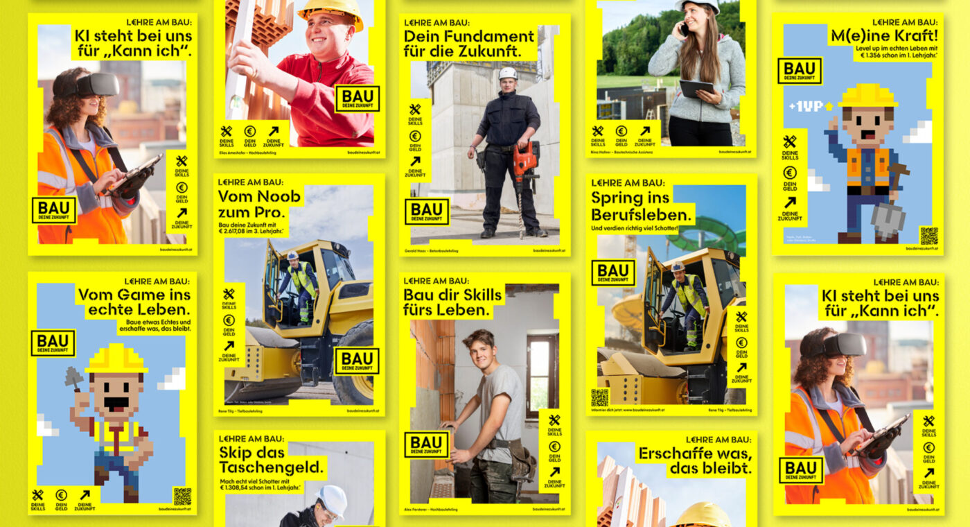 BAU DEINE ZUKUNFT | Mit einer L€HRE AM BAU