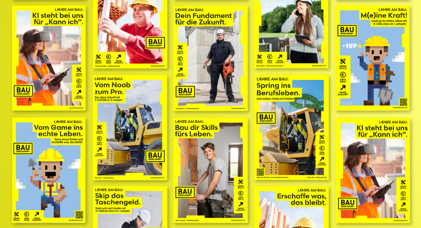 BAU DEINE ZUKUNFT | Mit einer L€HRE AM BAU