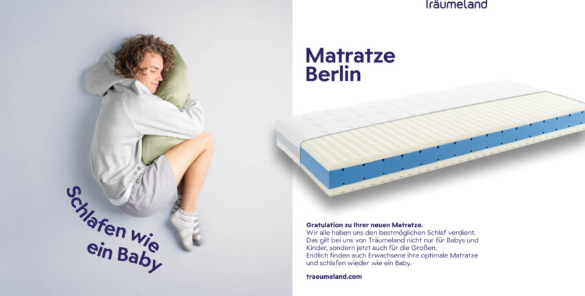 Schlafen wie ein Baby.