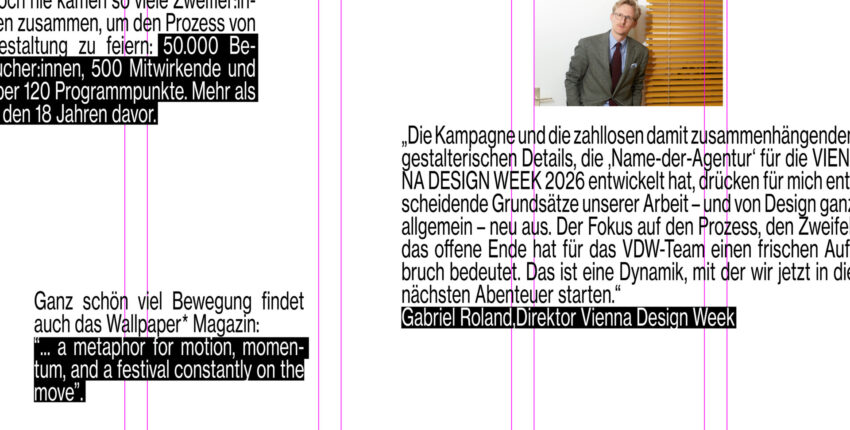 Vienna Design Week – Design in Process