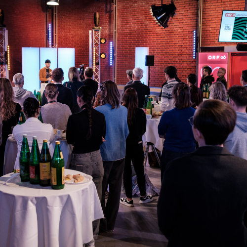 Denkfrühstück-Publikum im ORF Studio