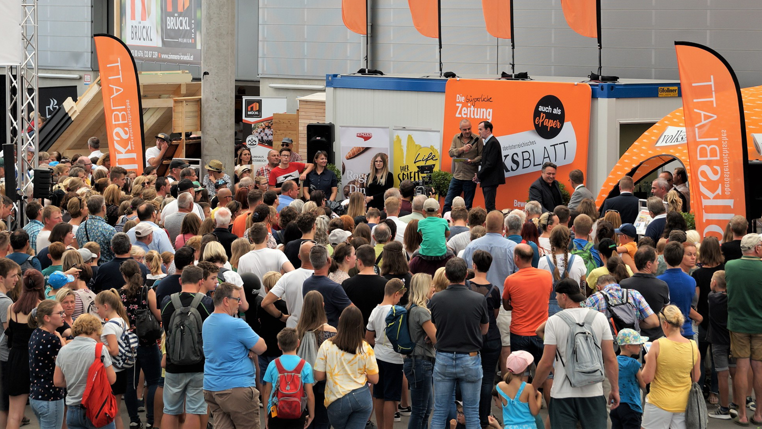 Volksblatt auf der Rieder Messe