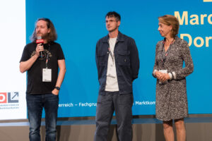Kooperation #2 für den CAESAR 2026 Die Mitglieder der Kooperation #2 beim Interview