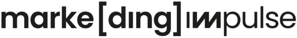 markeding impulse Logo in Schwarzweiß